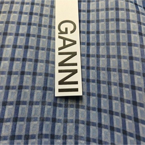 GANNI Organza Boho Mini Dress - Picture 9 of 16